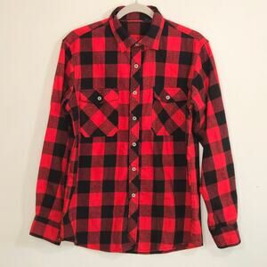 Design In Italy Men's Flannel Shirt. Size Medium